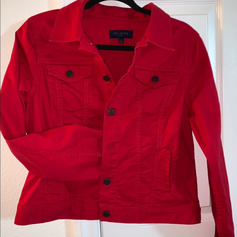 Talbots Jean Jacket